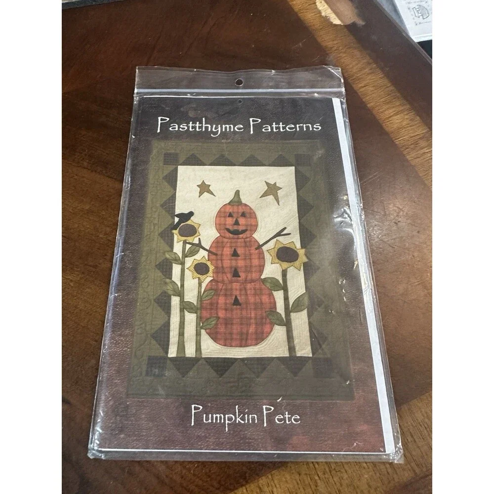 Pastthyme Patterns Pumpkin Pete Quilt Pattern 36X48 Inches